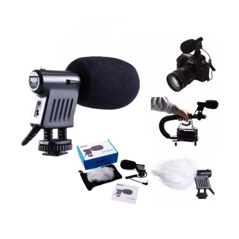 Jual Boya By Vm01 Microphone Condenser Mic For Dslr Camcorder Profesional Online September 2020 Blibli Com