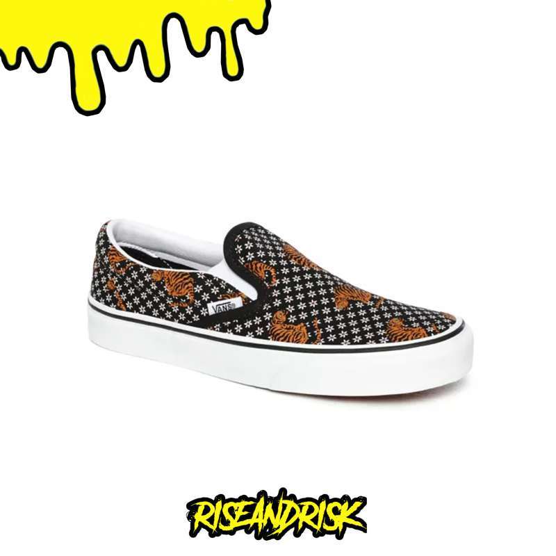 tiger floral vans