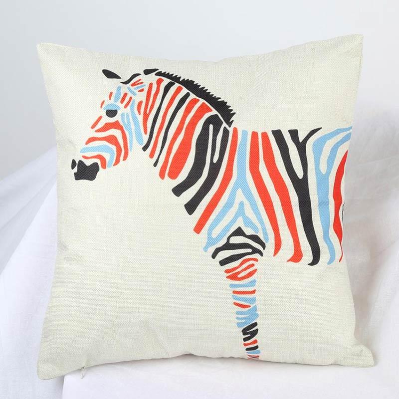zebra throw pillows