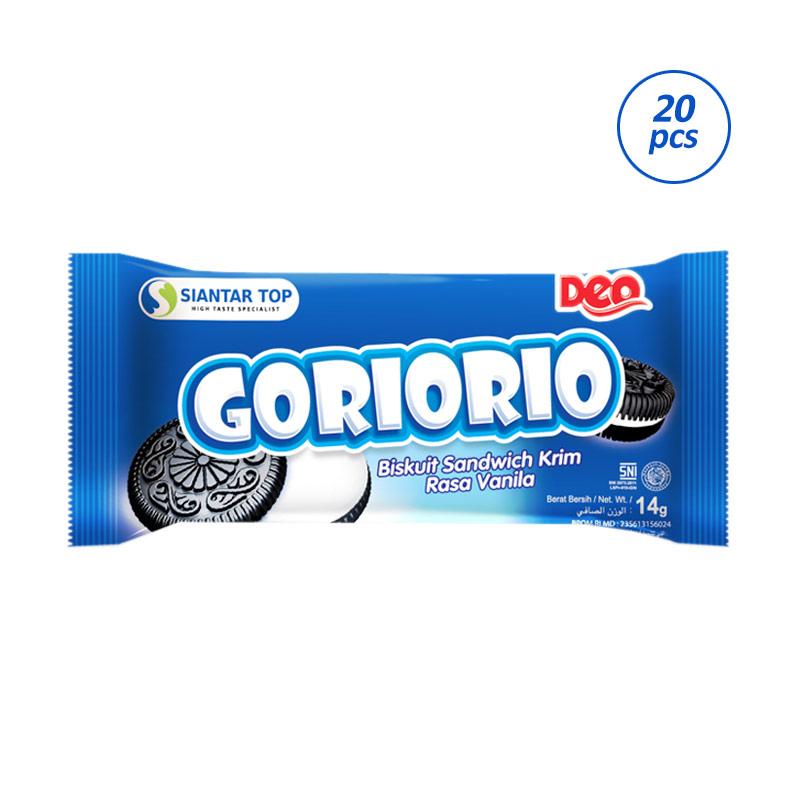 Jual Siantar Top Deo Goriorio Vanilla Biskuit 14 G X 20 Pcs Online Oktober 2020 Blibli Com
