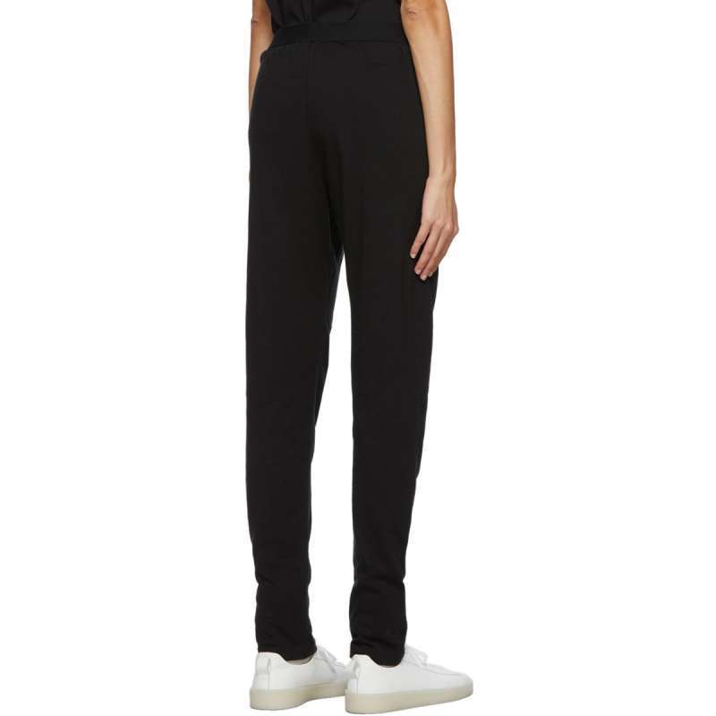 God Essentials Black Jersey Pants 