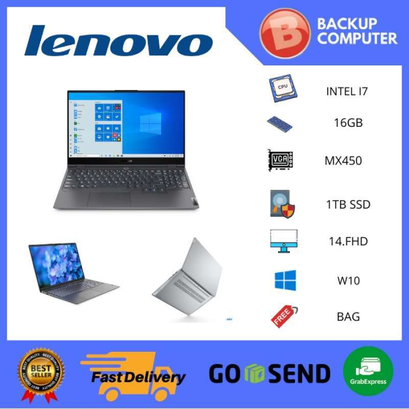 Jual Lenovo Ideapad Slim Pro 14 I7 1165g7 16gb 1tbssd Mx450 2gb