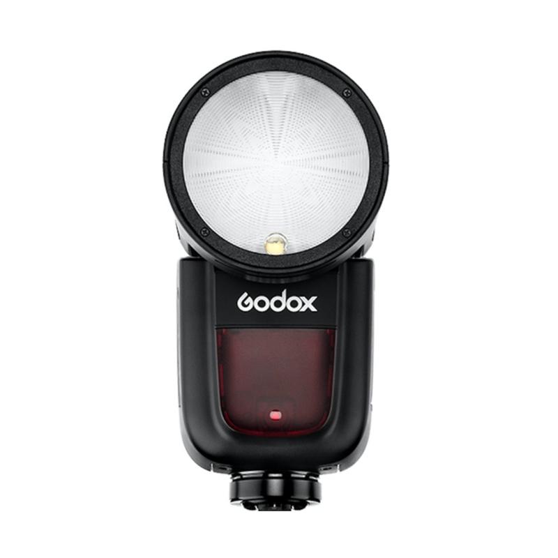 gudang digital godox v1 ttl li ion round head camera flash for canon