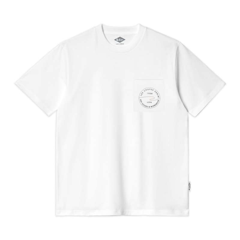 Jual Lee Cooper T-shirt Arcuate White 