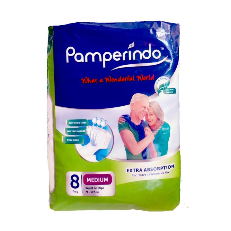 pamperindo popo dewasa size m isi 8 pcs