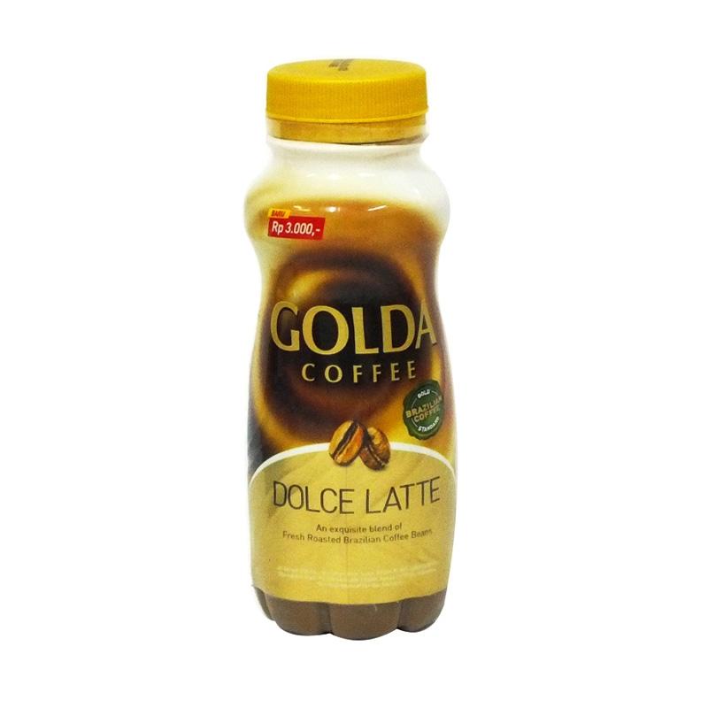 Golda Dolce Latte Minuman Kopi 200 mL Botol