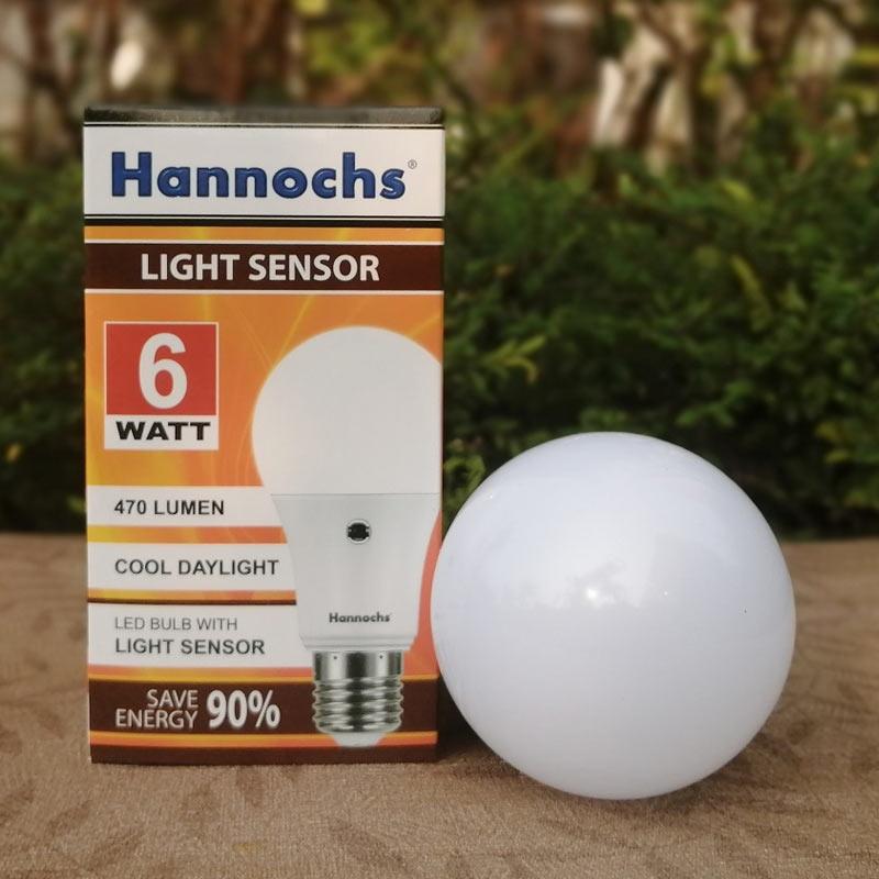 Jual Hannochs Light Sensor Bohlam Lampu Led 6 W Online Desember 2020 Blibli