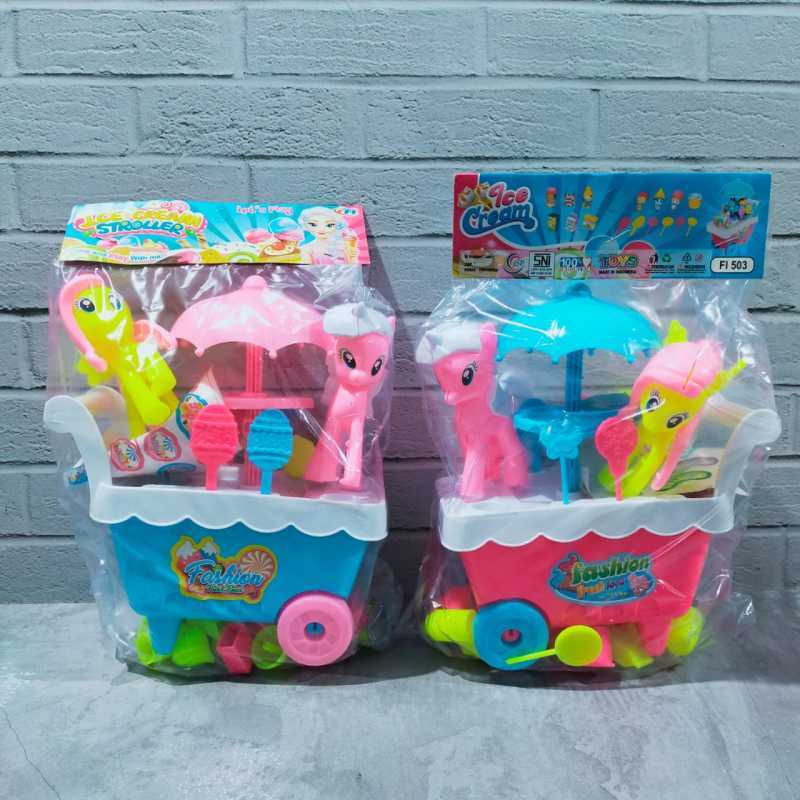 GEROBAK ICE CREAM + KUDA PONI F503