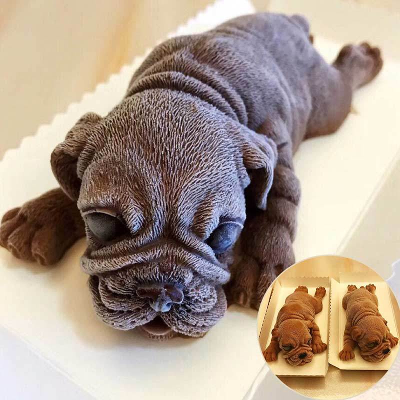 Jual Bluelans 3d Shar Pei Dog Cake Mousse Chocolate Mold Decorative Cookie Biscuit Baking Tool Online Januari 2021 Blibli
