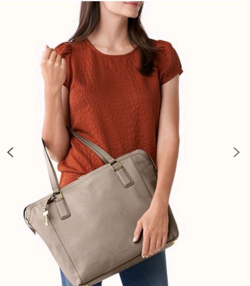 Promo Fossil JACQUELINE Tote Bag Grey 