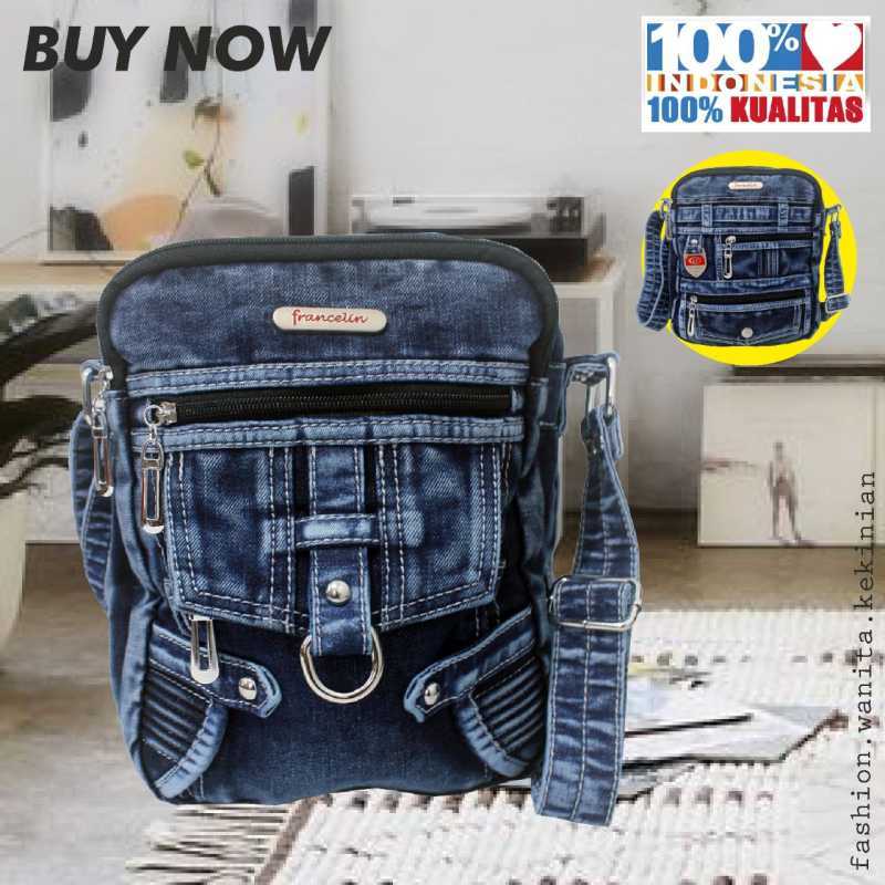 Tas Selempang Pria Slempang Cowok Slingbag Cowo Sling Bag Cwo Jeans Murah Slendang Remaja Pria Levis Man Model Terbaru Original Kwalitas Import Korea