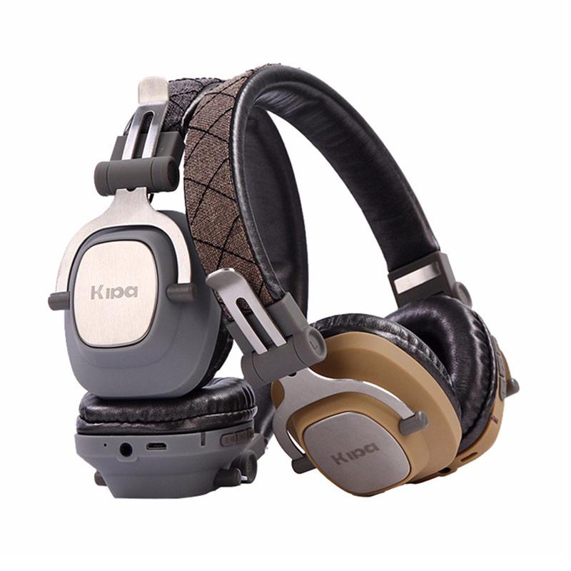 kipa portable folding metal bluetooth wireless headphone headset