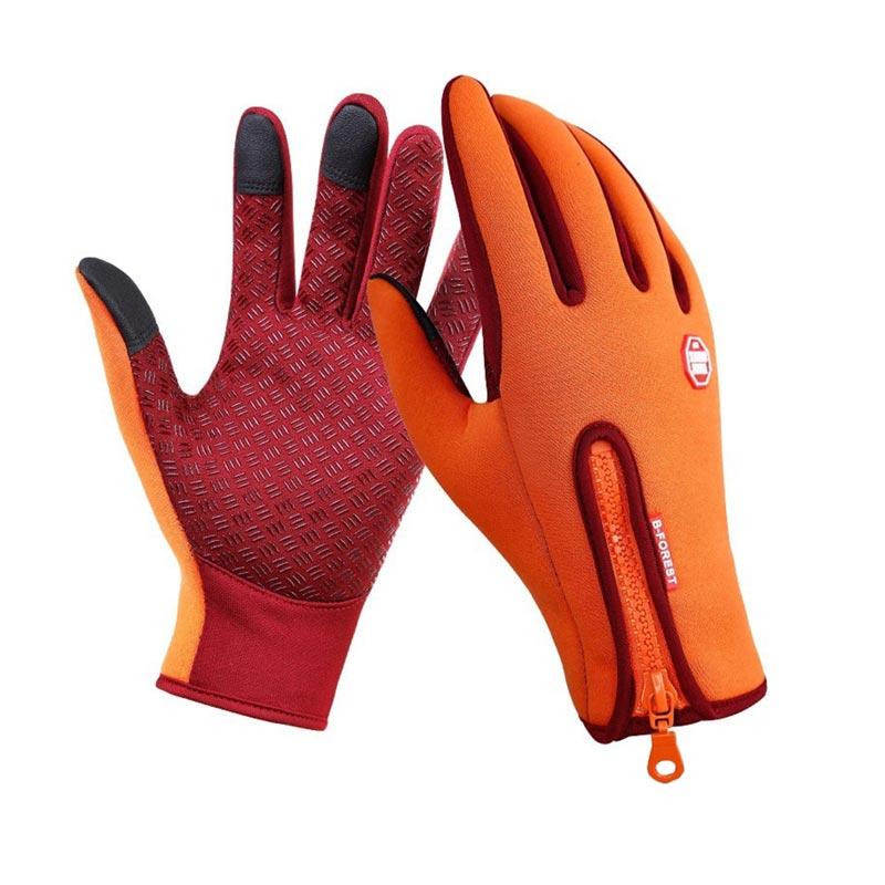 Windproof Waterproof Touch Screen Warm Glove Mittens Fleece Outdoor Cycling Bike
