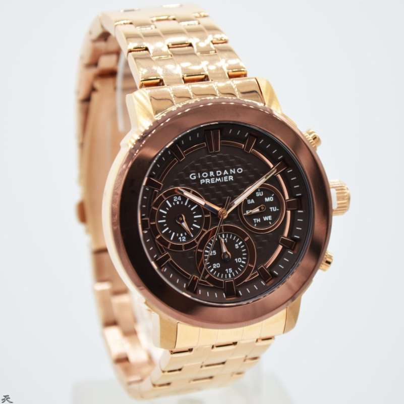 Promo GIORDANO P1055 77 Jam Tangan Pria Original Rose Gold