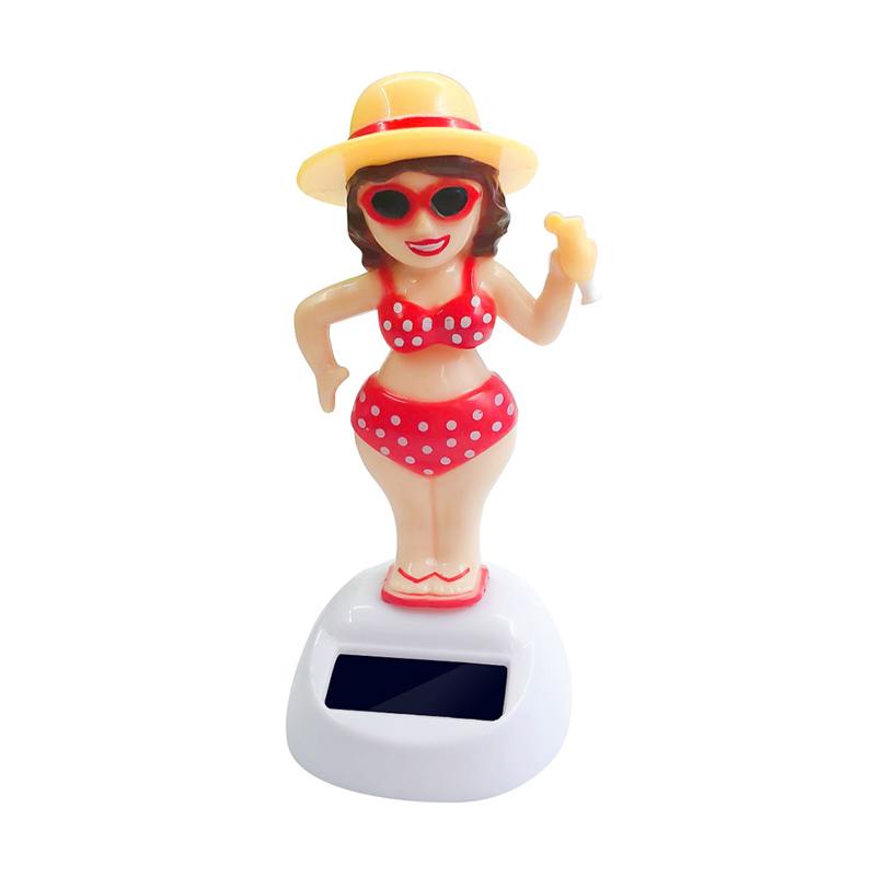 Jual Bluelans Beach Girl Solar Automatic Swing Car Interior