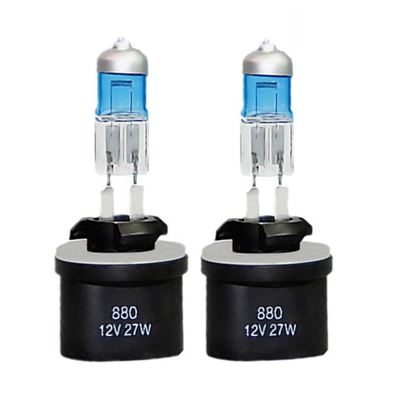 880 27w super bright car driving front headlight halogen light bulb fog lamp 2 pcs 12v