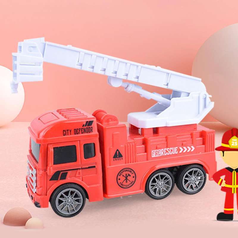 Promo Kids Construction Vehicles Truck Toys Car Truck Toy Kids Play Vehicle for Boy Girls , Fire Ladder Car Diskon 28% di Seller Homyl - China | Blibli