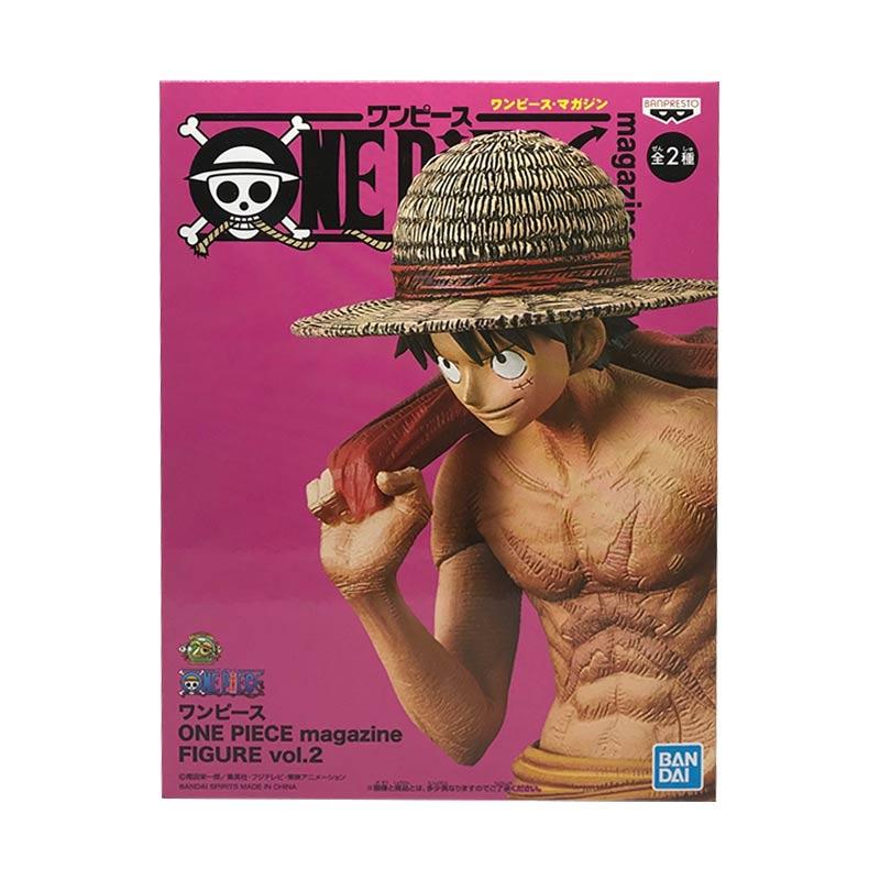 banpresto 35933 one piece magazine figure vol 2 luffy action figure