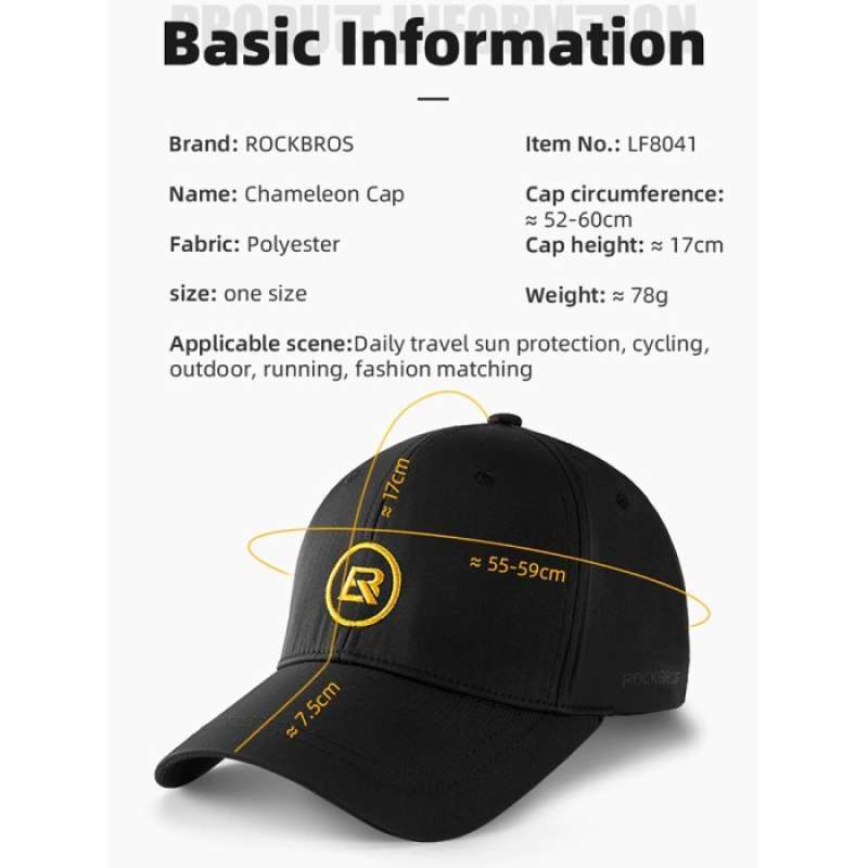 Promo ROCKBROS LF8041 TOPI SEPEDA 