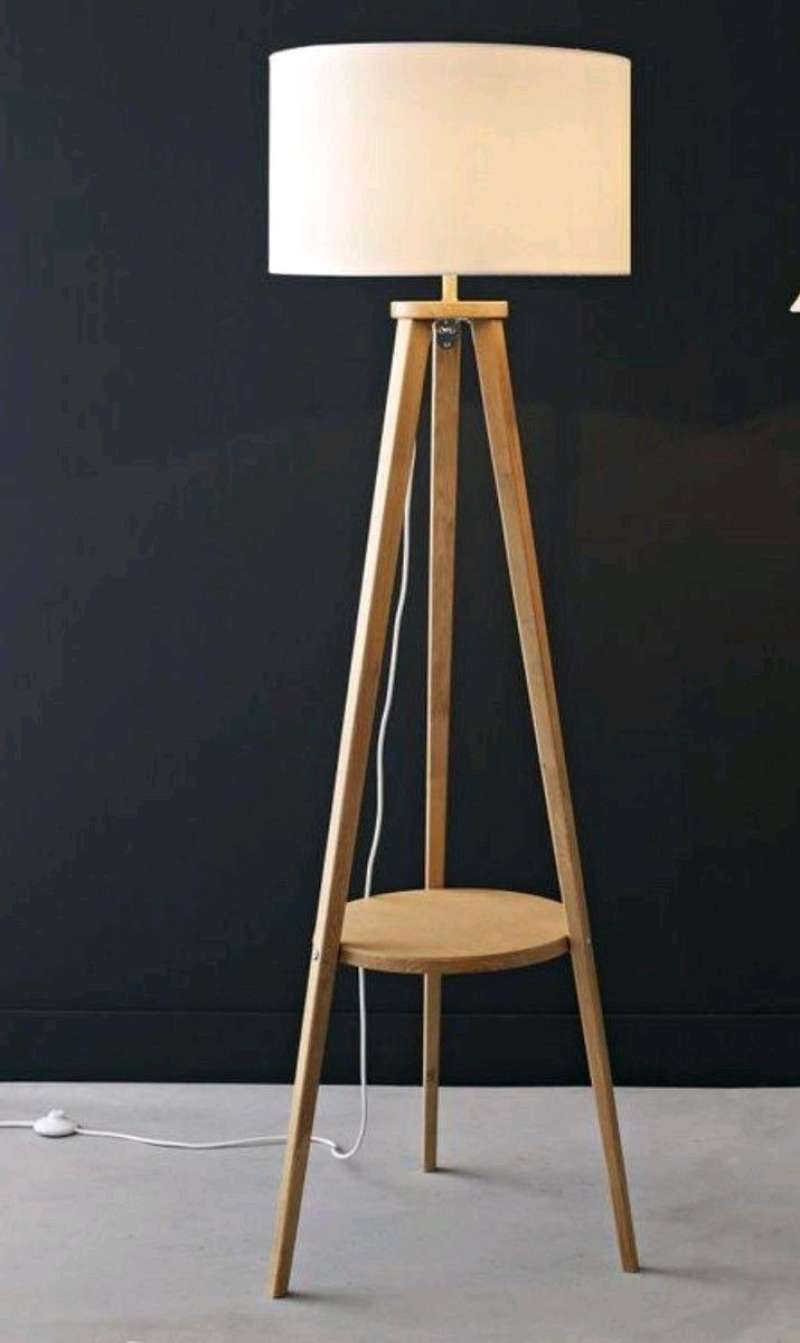 Promo Lampu lantai kayu standing lampu Diskon 10 di Seller Pohon