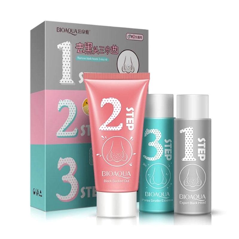 Jual Bioaqua Original Paket Komplit Remove Black Heads 3 Step Mask Masker Mengangkat Komedo Online Desember 2020 Blibli