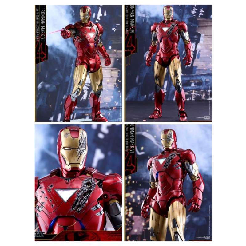 Promo Hottoys Diecast Marvel Avenges Ironman Mark Vi (6) Mode
