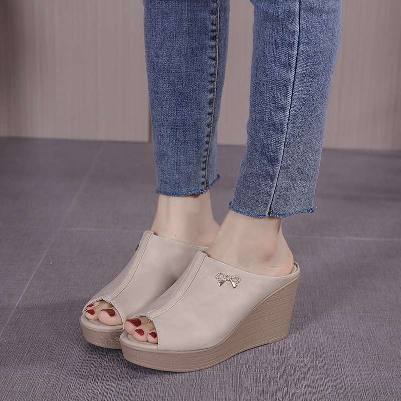 Jual sandal top wedges