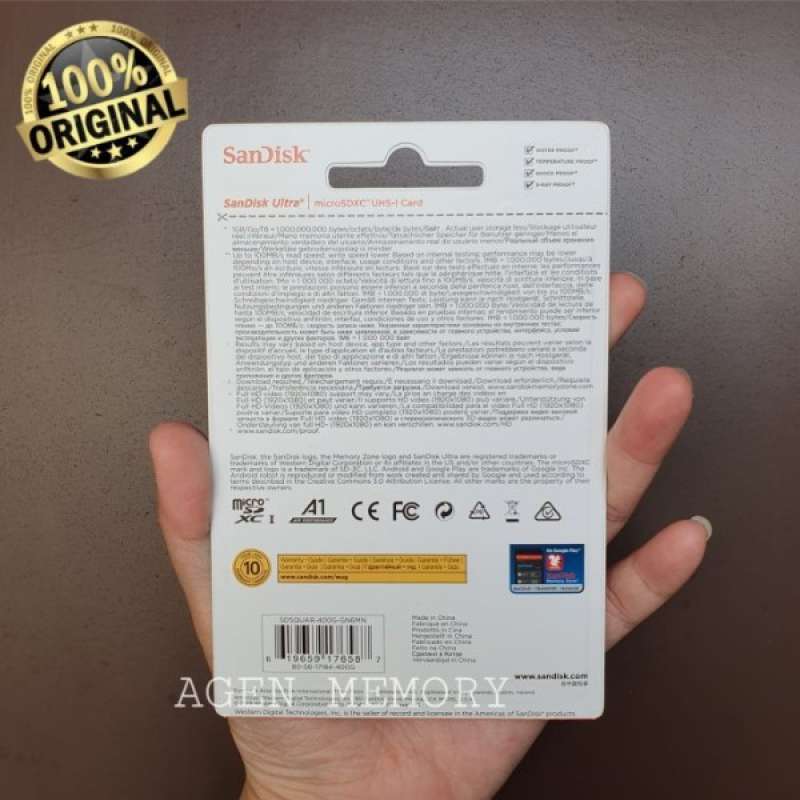 Memory Card MicroSD MIcro SD Sandisk Ultra Class 10 128GB 128 GB A1