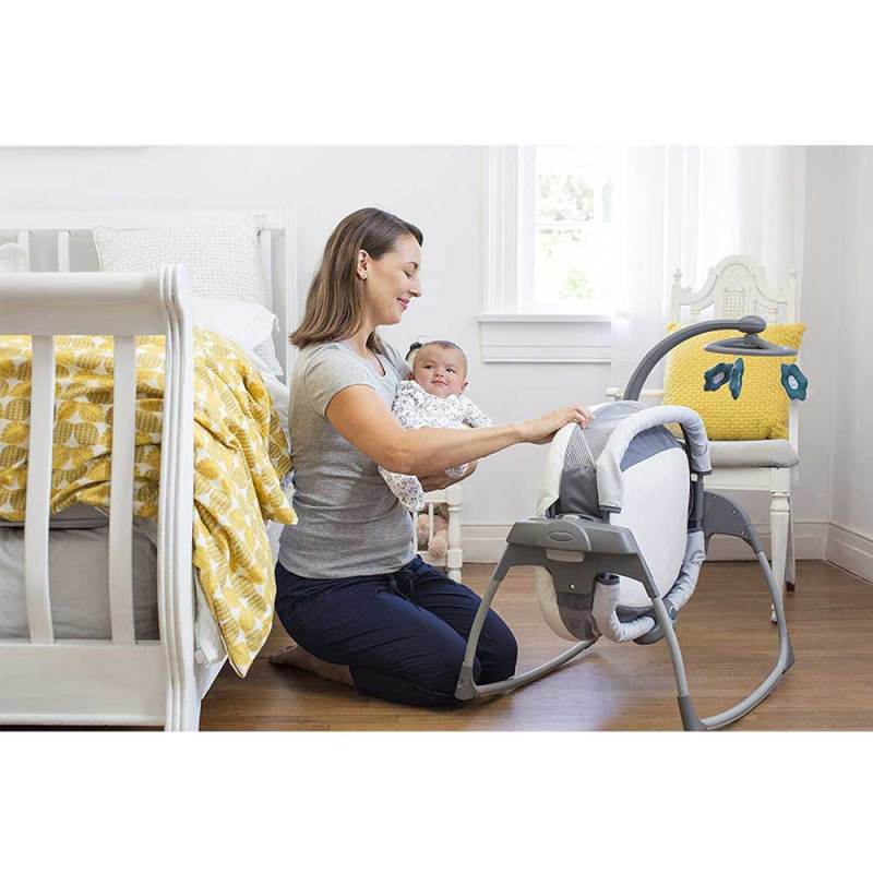Graco pack n play sale nearby napper with rocker