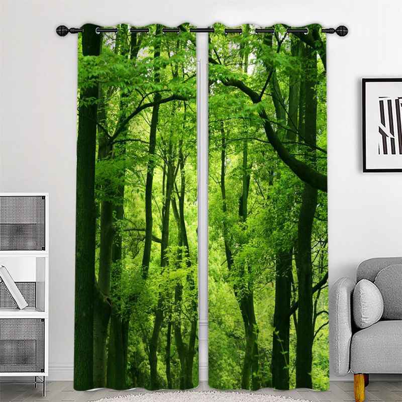 curtains with a pattern