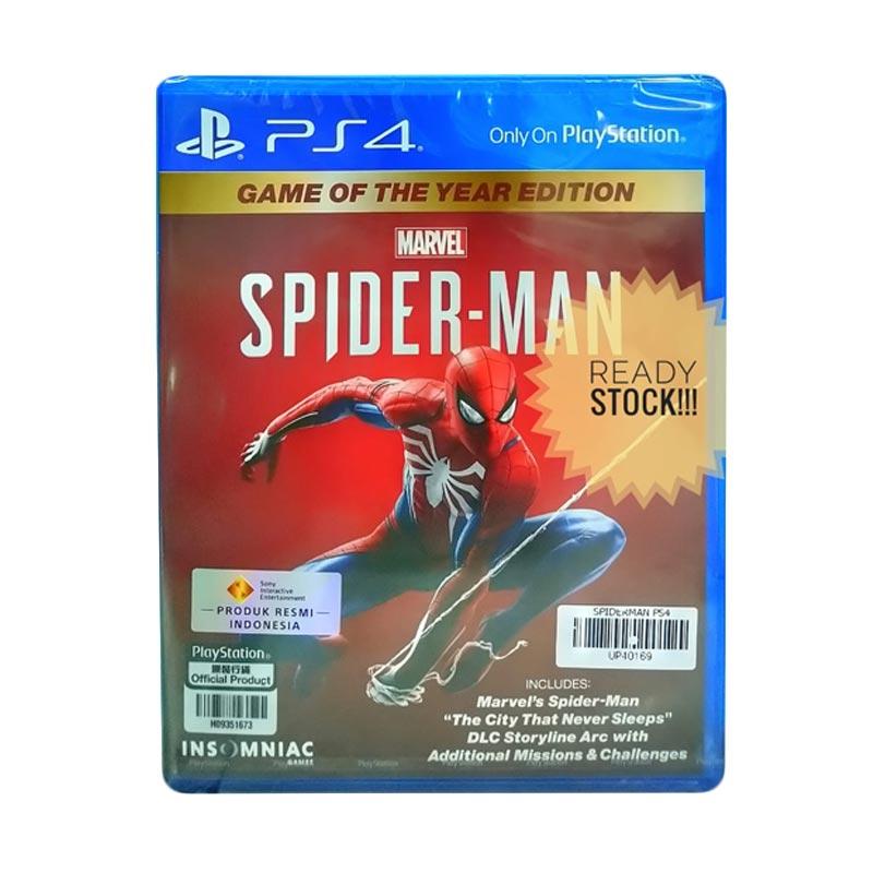 Jual Playstation 4 Marvel Spiderman Game Of The Year Edition Dvd Game Online September 2020 Blibli Com