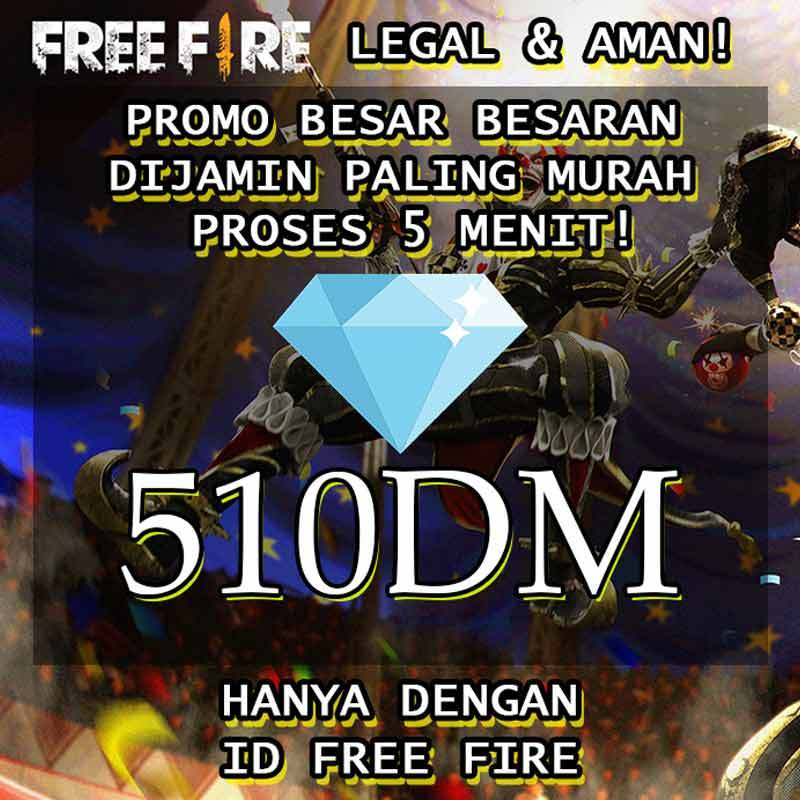 Jual Garena Free Fire Voucher Digital 510 Diamond Online