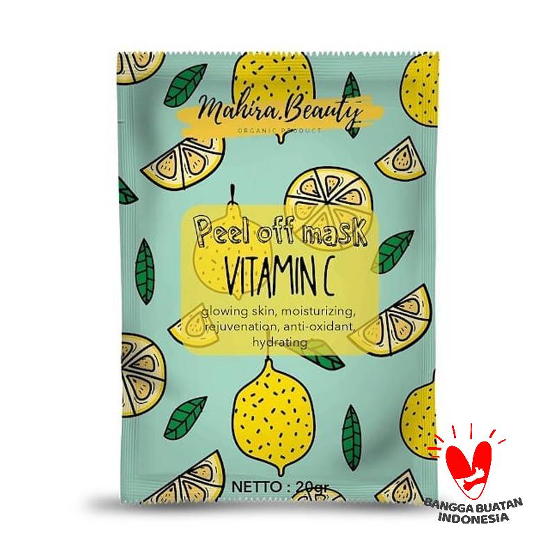 Jual Mahira Beauty Masker Vitamin C Pell Off Mask 20 G Online Desember 2020 Blibli