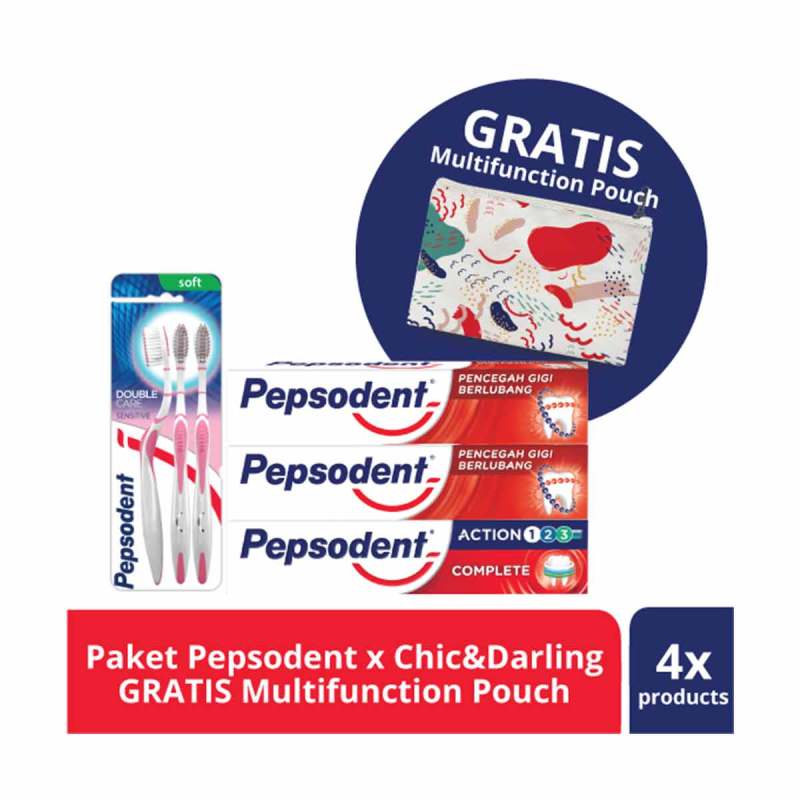 Jual Paket Regime Pepsodent Free Pouch Chic And Darling Terbaru Harga Promo Desember 2019 Blibli Com