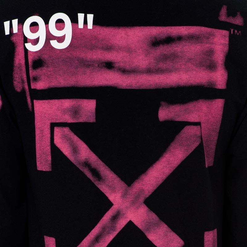 Promo Off White Diag Stencil T Shirt Pria Black Diskon 21 di