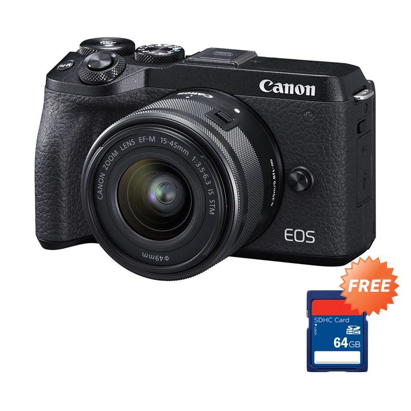 Promo Canon Eos M6 Mark Ii Mirrorless Digital Camera Free Sdhc 64