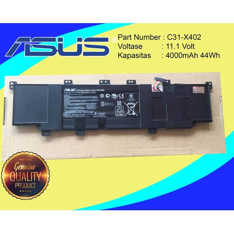 Jual Baterai Laptop Asus S300 S300c S300ca S300e S400 S400c S400ca S400e X402 X402c X402ca X402n C31 X402 Original Online November 2020 Blibli
