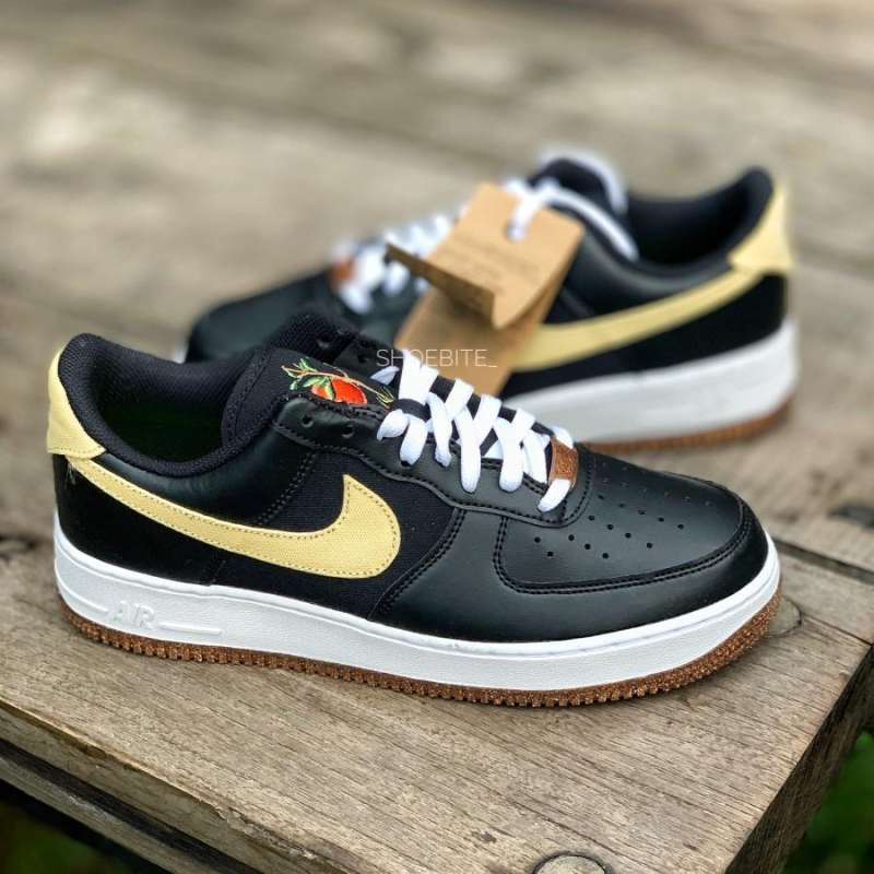 Jual NIKE AIR FORCE 1 07 LVL8 RECYCLED BLACK SOLAR FLARE di Seller  shoebite_ - Merdeka, Kota Bandung | Blibli