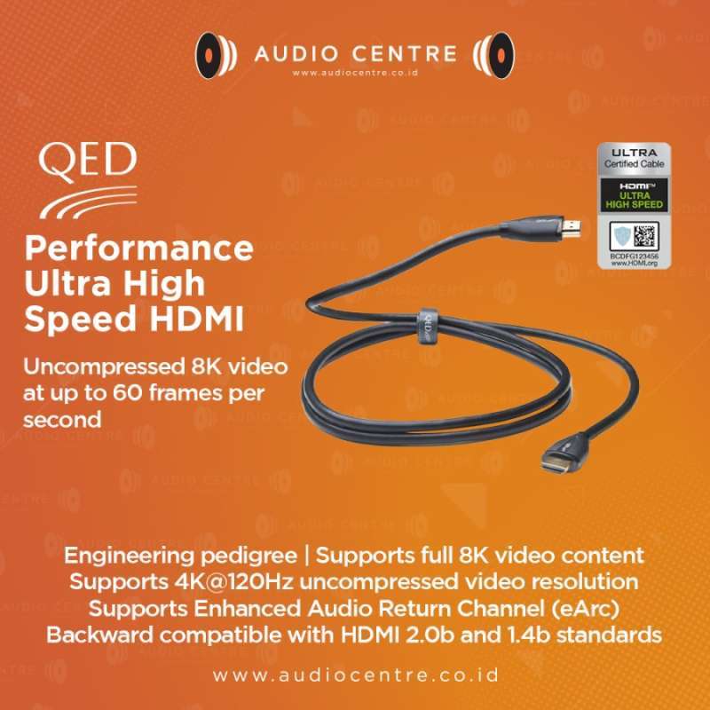 QED HDMI Ultra High Speed HDMI Cable 4K 8K