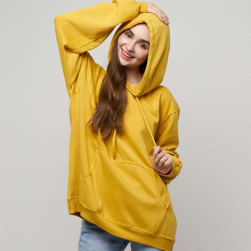 Sweater hoodie kuning discount