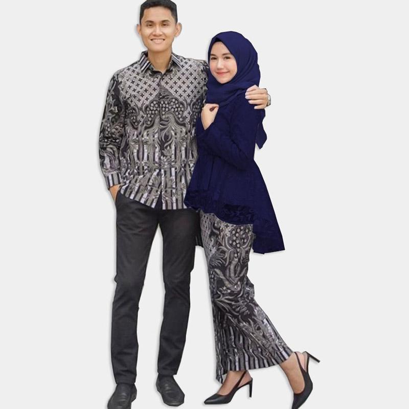 Jual Backo Kebaya Modern Brukat Lengan Panjang Batik Couple Andhini Murah Mei 2021 Blibli