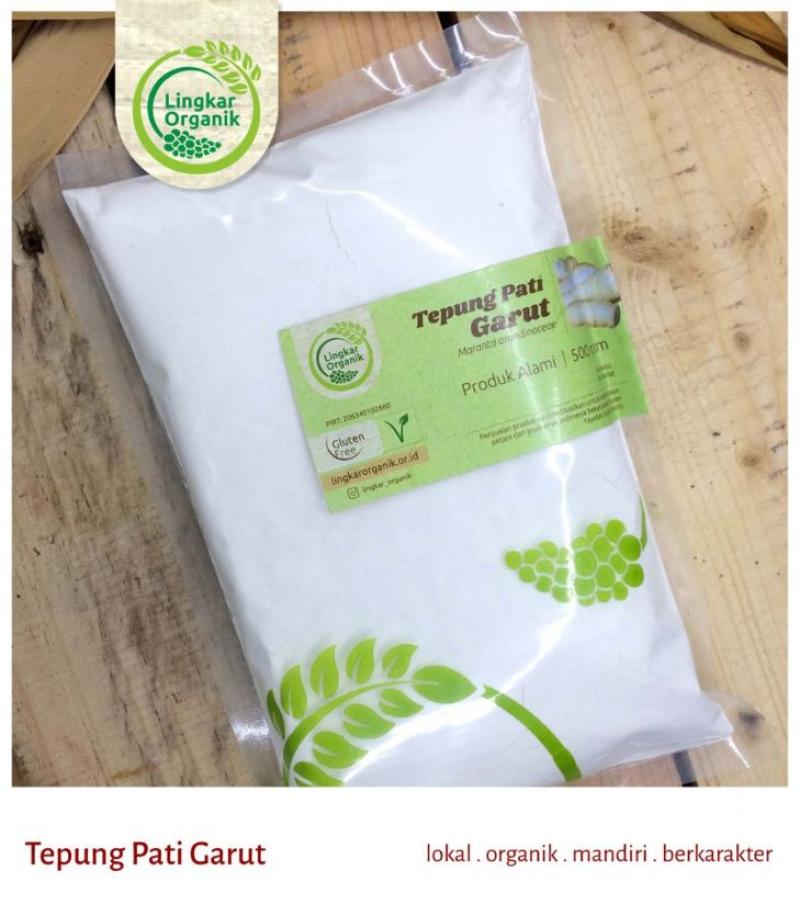 Jual Lingkar Organik Pati Garut Tepung 500 G Online Februari 2021 Blibli