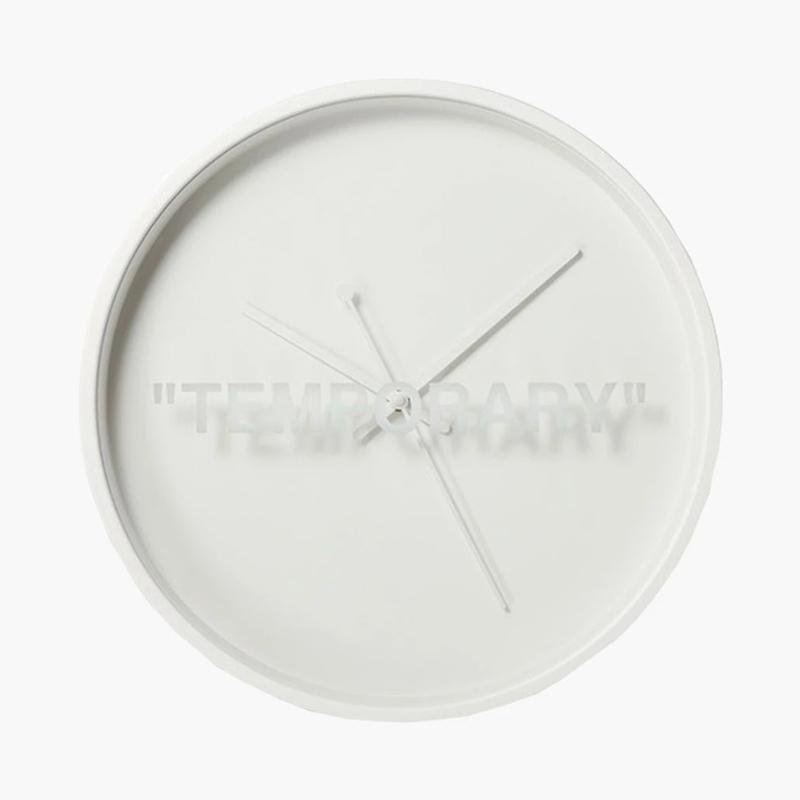 IKEA/VIRGIL ABLOH MARKERAD TEMPORARY Wall Clock White Diameter