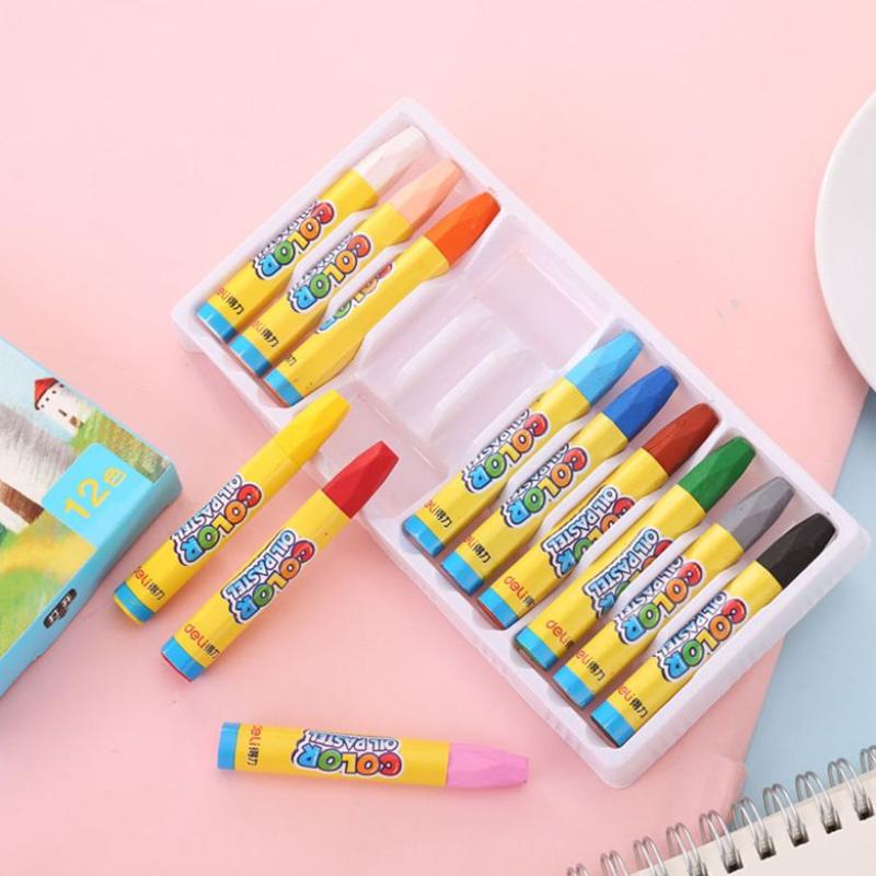 Jual Fs Deli 6961 Pastel Crayon Oil 12 Colors Online Desember 2020 Blibli