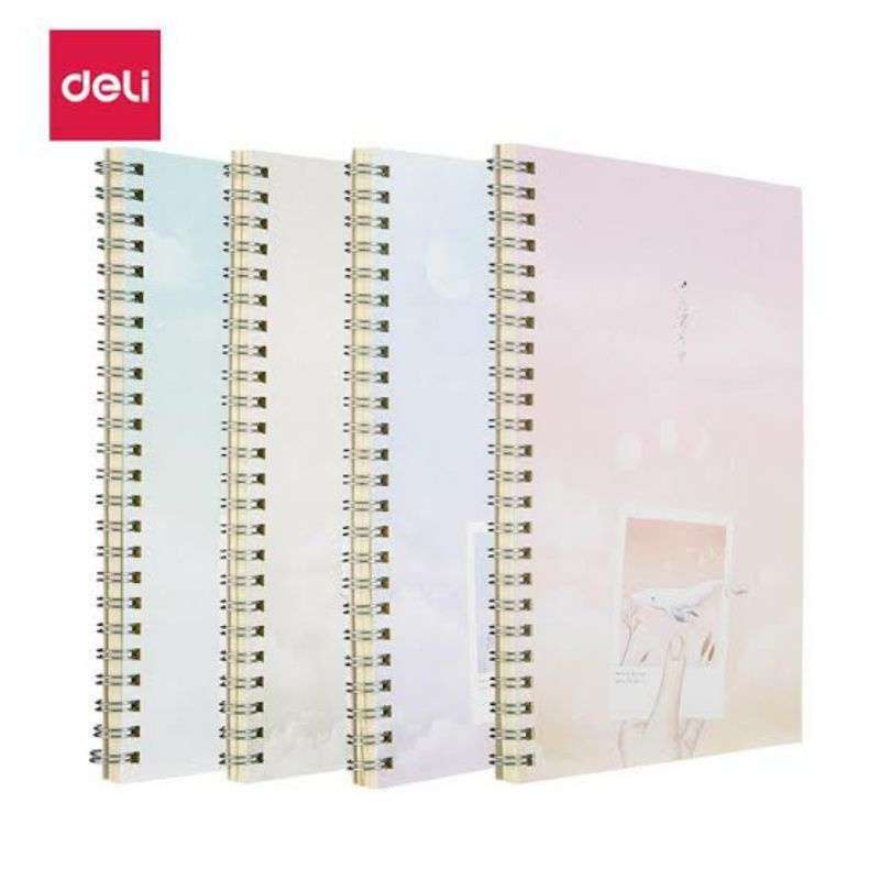 Spiral Notebook Buku Spiral A5 60 Lembar Cover PP  Transparant