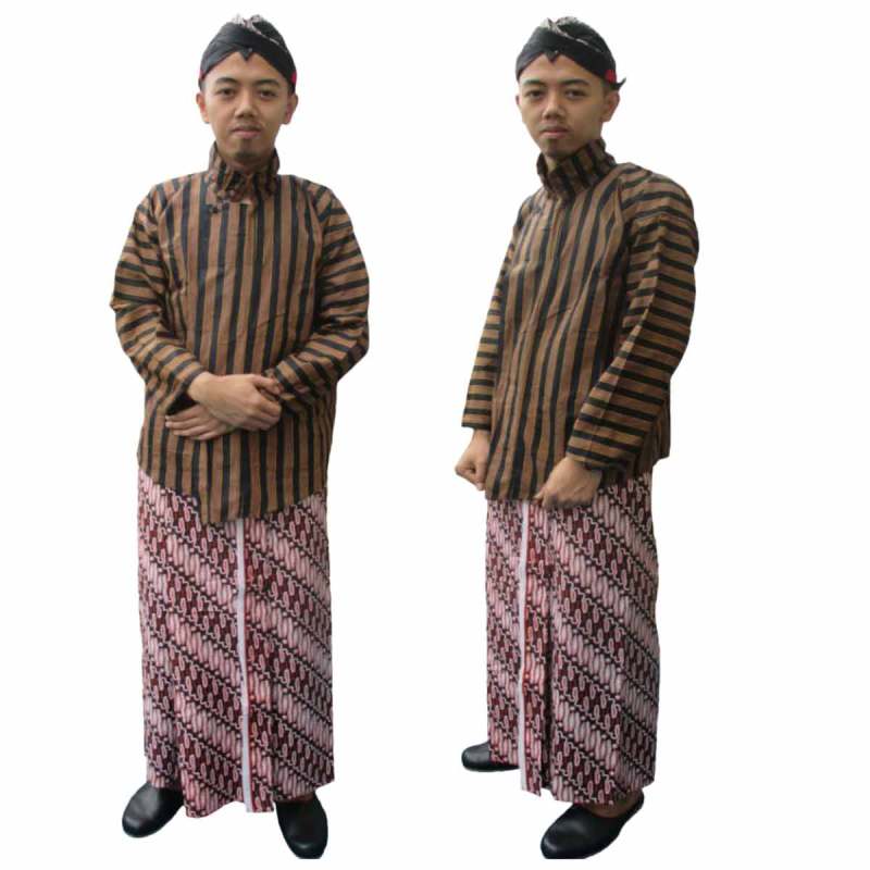 Promo Pakaian Adat Jawa - Busana Jawa - Setelan Baju Surjan / Tenun Lurik &  Rok Jarik Instan dan Blangkon Solo di Seller Amin Barokah 354 - Kab.  Karanganyar, Jawa Tengah | Blibli