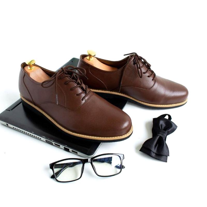 Jual Boston Swansea Formal Sepatu Pria Coklat Online Oktober 2020 Blibli Com