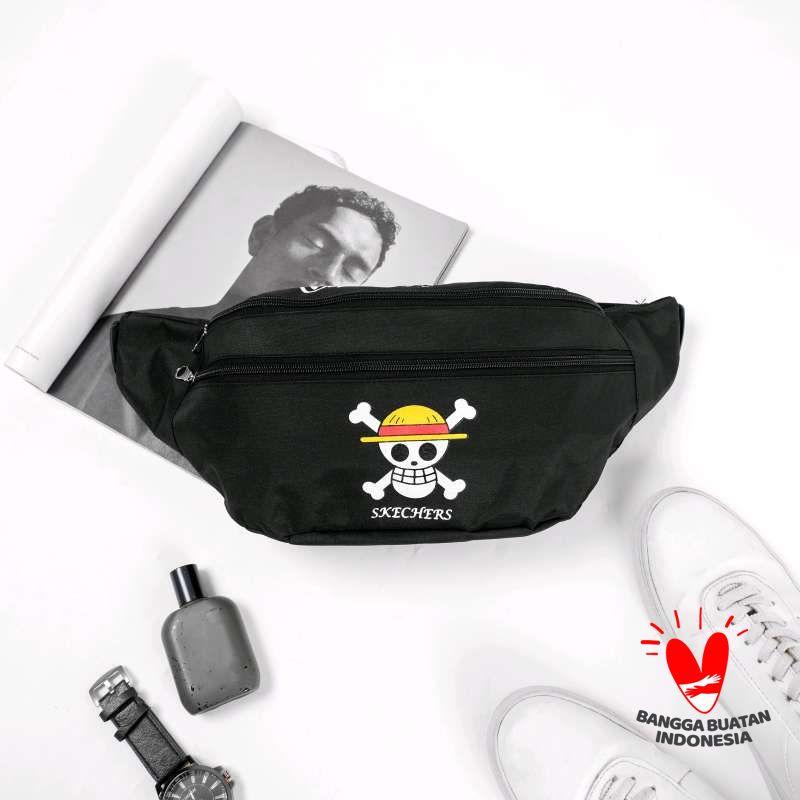 Jual Tas Selempang Anime One Piece Monkey D Luffy Waistbag Oda