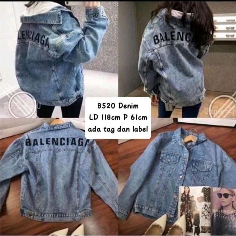 Jual JAKET DENIM WANITA BALENCIAGA di Seller Collection Clothing