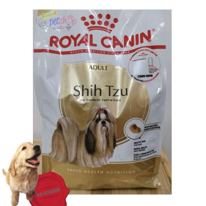 Promo Makanan Anjing Dry Dog Food Royal Canin Shih Tzu Adult 1.5kg Diskon 55 Di Seller Faust Petshop Paku Jaya Kota Tangerang Selatan Blibli